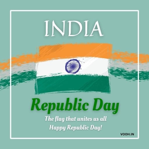 The flag that unites us all – Happy Republic Day!