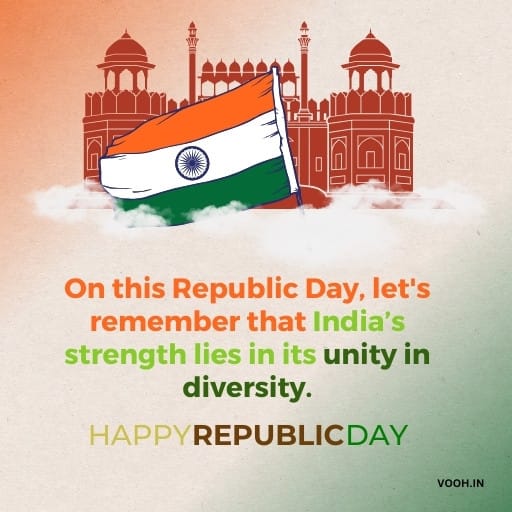 On this Republic Day, let's remember that India’s strength lies in its unity in diversity.